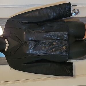 JONES NY - Leather Blazer
